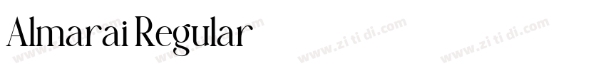 Almarai Regular字体转换 Almarai Regular字体转换
